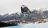 Jared Goldberg of USA skiing during second training for the downhill race of the Audi FIS Alpine skiing World cup Garmisch-Partenkirchen, Germany. Second training for the downhill men race of the Audi FIS Alpine skiing World cup season 2018-2019 was held on Kandahar course in Garmisch-Partenkirchen, Germany, on Friday, 1st of February 2019.
