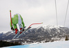 Miha Hrobat of Slovenia skiing during second training for the downhill race of the Audi FIS Alpine skiing World cup Garmisch-Partenkirchen, Germany. Second training for the downhill men race of the Audi FIS Alpine skiing World cup season 2018-2019 was held on Kandahar course in Garmisch-Partenkirchen, Germany, on Friday, 1st of February 2019.

