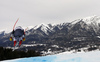 Brodie Seger of Canada skiing during second training for the downhill race of the Audi FIS Alpine skiing World cup Garmisch-Partenkirchen, Germany. Second training for the downhill men race of the Audi FIS Alpine skiing World cup season 2018-2019 was held on Kandahar course in Garmisch-Partenkirchen, Germany, on Friday, 1st of February 2019.
