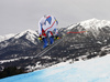 Matthieu Bailet of France skiing during second training for the downhill race of the Audi FIS Alpine skiing World cup Garmisch-Partenkirchen, Germany. Second training for the downhill men race of the Audi FIS Alpine skiing World cup season 2018-2019 was held on Kandahar course in Garmisch-Partenkirchen, Germany, on Friday, 1st of February 2019.

