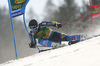 Matts Olsson of Sweden skiing during the first run of the men giant slalom race of the Audi FIS Alpine skiing World cup in Kranjska Gora, Slovenia. Men giant slalom race of the Audi FIS Alpine skiing World cup season 2018-2019 was held on Podkoren course in Kranjska Gora, Slovenia, on Saturday, 9th of March 2019.
