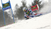 Victor Muffat-Jeandet of France skiing during the first run of the men giant slalom race of the Audi FIS Alpine skiing World cup in Kranjska Gora, Slovenia. Men giant slalom race of the Audi FIS Alpine skiing World cup season 2018-2019 was held on Podkoren course in Kranjska Gora, Slovenia, on Saturday, 9th of March 2019.
