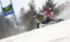 Tommy Ford of USA skiing during the first run of the men giant slalom race of the Audi FIS Alpine skiing World cup in Kranjska Gora, Slovenia. Men giant slalom race of the Audi FIS Alpine skiing World cup season 2018-2019 was held on Podkoren course in Kranjska Gora, Slovenia, on Saturday, 9th of March 2019.
