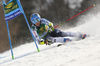 Arttu Niemela of Finland skiing during the first run of the men giant slalom race of the Audi FIS Alpine skiing World cup in Kranjska Gora, Slovenia. Men giant slalom race of the Audi FIS Alpine skiing World cup season 2018-2019 was held on Podkoren course in Kranjska Gora, Slovenia, on Saturday, 9th of March 2019.
