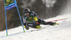 Marlon Sjoberg of Finland skiing during the first run of the men giant slalom race of the Audi FIS Alpine skiing World cup in Kranjska Gora, Slovenia. Men giant slalom race of the Audi FIS Alpine skiing World cup season 2018-2019 was held on Podkoren course in Kranjska Gora, Slovenia, on Saturday, 9th of March 2019.
