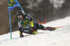 Marlon Sjoberg of Finland skiing during the first run of the men giant slalom race of the Audi FIS Alpine skiing World cup in Kranjska Gora, Slovenia. Men giant slalom race of the Audi FIS Alpine skiing World cup season 2018-2019 was held on Podkoren course in Kranjska Gora, Slovenia, on Saturday, 9th of March 2019.
