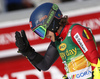 Sam Maes of Belgium reacts in finish of the second run of the men giant slalom race of the Audi FIS Alpine skiing World cup in Kranjska Gora, Slovenia. Men giant slalom race of the Audi FIS Alpine skiing World cup season 2018-2019 was held on Podkoren course in Kranjska Gora, Slovenia, on Saturday, 9th of March 2019.
