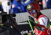 Marcel Hirscher of Austria reacts in finish of the second run of the men giant slalom race of the Audi FIS Alpine skiing World cup in Kranjska Gora, Slovenia. Men giant slalom race of the Audi FIS Alpine skiing World cup season 2018-2019 was held on Podkoren course in Kranjska Gora, Slovenia, on Saturday, 9th of March 2019.
