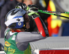 Winner Henrik Kristoffersen of Norway reacts in finish of the second run of the men giant slalom race of the Audi FIS Alpine skiing World cup in Kranjska Gora, Slovenia. Men giant slalom race of the Audi FIS Alpine skiing World cup season 2018-2019 was held on Podkoren course in Kranjska Gora, Slovenia, on Saturday, 9th of March 2019.
