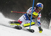 Alexis Pinturault of France skiing during the first run of the men slalom race of the Audi FIS Alpine skiing World cup in Kranjska Gora, Slovenia. Men slalom race of the Audi FIS Alpine skiing World cup season 2018-2019 was held on Podkoren course in Kranjska Gora, Slovenia, on Sunday, 10th of March 2019.
