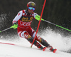 Marcel Hirscher of Austria skiing during the first run of the men slalom race of the Audi FIS Alpine skiing World cup in Kranjska Gora, Slovenia. Men slalom race of the Audi FIS Alpine skiing World cup season 2018-2019 was held on Podkoren course in Kranjska Gora, Slovenia, on Sunday, 10th of March 2019.
