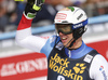 Ramon Zenhaeusern of Switzerland reacts in finish of the second run of the men slalom race of the Audi FIS Alpine skiing World cup in Kranjska Gora, Slovenia. Men slalom race of the Audi FIS Alpine skiing World cup season 2018-2019 was held on Podkoren course in Kranjska Gora, Slovenia, on Sunday, 10th of March 2019.
