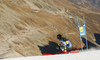  skiing during the first run of the women giant slalom race of the Audi FIS Alpine skiing World cup in Soelden, Austria. First race of women Audi FIS Alpine skiing World cup season 2019-2020, women giant slalom, was held on Rettenbach glacier above Soelden, Austria, on Saturday, 26th of October 2019.
