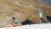 Riikka Honkanen of Finland skiing during the first run of the women giant slalom race of the Audi FIS Alpine skiing World cup in Soelden, Austria. First race of women Audi FIS Alpine skiing World cup season 2019-2020, women giant slalom, was held on Rettenbach glacier above Soelden, Austria, on Saturday, 26th of October 2019.
