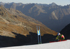 Mikaela Shiffrin of USA skiing during the first run of the women giant slalom race of the Audi FIS Alpine skiing World cup in Soelden, Austria. First race of women Audi FIS Alpine skiing World cup season 2019-2020, women giant slalom, was held on Rettenbach glacier above Soelden, Austria, on Saturday, 26th of October 2019.
