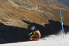 Mikaela Shiffrin of USA skiing during the first run of the women giant slalom race of the Audi FIS Alpine skiing World cup in Soelden, Austria. First race of women Audi FIS Alpine skiing World cup season 2019-2020, women giant slalom, was held on Rettenbach glacier above Soelden, Austria, on Saturday, 26th of October 2019.
