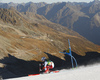 Michelle Gisin of Switzerland skiing during the first run of the women giant slalom race of the Audi FIS Alpine skiing World cup in Soelden, Austria. First race of women Audi FIS Alpine skiing World cup season 2019-2020, women giant slalom, was held on Rettenbach glacier above Soelden, Austria, on Saturday, 26th of October 2019.
