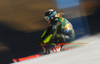 Nina Obrien USA, skiing during the first run of the women giant slalom race of the Audi FIS Alpine skiing World cup in Soelden, Austria. First race of women Audi FIS Alpine skiing World cup season 2019-2020, women giant slalom, was held on Rettenbach glacier above Soelden, Austria, on Saturday, 26th of October 2019.
