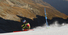 Mikaela Shiffrin of USA skiing during the first run of the women giant slalom race of the Audi FIS Alpine skiing World cup in Soelden, Austria. First race of women Audi FIS Alpine skiing World cup season 2019-2020, women giant slalom, was held on Rettenbach glacier above Soelden, Austria, on Saturday, 26th of October 2019.
