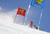 Zan Kranjec of Slovenia skiing during the first run of the men giant slalom race of the Audi FIS Alpine skiing World cup in Soelden, Austria. First race of men Audi FIS Alpine skiing World cup season 2019-2020, men giant slalom, was held on Rettenbach glacier above Soelden, Austria, on Sunday, 27th of October 2019.
