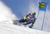 Matts Olsson of Sweden skiing during the first run of the men giant slalom race of the Audi FIS Alpine skiing World cup in Soelden, Austria. First race of men Audi FIS Alpine skiing World cup season 2019-2020, men giant slalom, was held on Rettenbach glacier above Soelden, Austria, on Sunday, 27th of October 2019.
