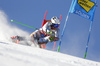 Rasmus Windingstad of Norway skiing during the first run of the men giant slalom race of the Audi FIS Alpine skiing World cup in Soelden, Austria. First race of men Audi FIS Alpine skiing World cup season 2019-2020, men giant slalom, was held on Rettenbach glacier above Soelden, Austria, on Sunday, 27th of October 2019.
