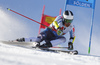 Samu Torsti of Finland skiing during the first run of the men giant slalom race of the Audi FIS Alpine skiing World cup in Soelden, Austria. First race of men Audi FIS Alpine skiing World cup season 2019-2020, men giant slalom, was held on Rettenbach glacier above Soelden, Austria, on Sunday, 27th of October 2019.
