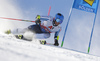 Marlon Sjoberg of Finland skiing during the first run of the men giant slalom race of the Audi FIS Alpine skiing World cup in Soelden, Austria. First race of men Audi FIS Alpine skiing World cup season 2019-2020, men giant slalom, was held on Rettenbach glacier above Soelden, Austria, on Sunday, 27th of October 2019.
