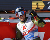 Ted Ligety of USA reacts in finish of the second run of the men giant slalom race of the Audi FIS Alpine skiing World cup in Soelden, Austria. First race of men Audi FIS Alpine skiing World cup season 2019-2020, men giant slalom, was held on Rettenbach glacier above Soelden, Austria, on Sunday, 27th of October 2019.
