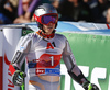 Henrik Kristoffersen of Norway in finish of the second run of the men giant slalom race of the Audi FIS Alpine skiing World cup in Soelden, Austria. First race of men Audi FIS Alpine skiing World cup season 2019-2020, men giant slalom, was held on Rettenbach glacier above Soelden, Austria, on Sunday, 27th of October 2019.
