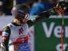 Tommy Ford of USA reacts in finish of the second run of the men giant slalom race of the Audi FIS Alpine skiing World cup in Soelden, Austria. First race of men Audi FIS Alpine skiing World cup season 2019-2020, men giant slalom, was held on Rettenbach glacier above Soelden, Austria, on Sunday, 27th of October 2019.
