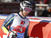 Matts Olsson of Sweden reacts in finish of the second run of the men giant slalom race of the Audi FIS Alpine skiing World cup in Soelden, Austria. First race of men Audi FIS Alpine skiing World cup season 2019-2020, men giant slalom, was held on Rettenbach glacier above Soelden, Austria, on Sunday, 27th of October 2019.
