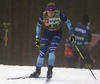 Anita Korva of Finland skiing during qualifications in women sprint race of FIS Cross country skiing World Cup in Planica, Slovenia. Qualifications for women sprint finals of FIS Cross country skiing World Cup in Planica, Slovenia were held on Saturday, 21st of December 2019 in Planica, Slovenia.
