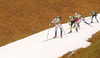 Linn Svahn of Sweden leading the heat 3 in finals of women sprint race of FIS Cross country skiing World Cup in Planica, Slovenia. Finals of women sprint finals of FIS Cross country skiing World Cup in Planica, Slovenia were held on Saturday, 21st of December 2019 in Planica, Slovenia.
