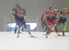 Anni Alakoski of Finland skiing in qualifications of women team sprint race of FIS Cross country skiing World Cup in Planica, Slovenia. Qualifications of women team sprint finals of FIS Cross country skiing World Cup in Planica, Slovenia were held on Sunday, 22nd of December 2019 in Planica, Slovenia.
