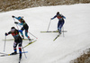 Katri Lylynpera of Finland skiing in qualifications of women team sprint race of FIS Cross country skiing World Cup in Planica, Slovenia. Qualifications of women team sprint finals of FIS Cross country skiing World Cup in Planica, Slovenia were held on Sunday, 22nd of December 2019 in Planica, Slovenia.
