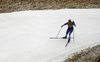 Anita Korva of Finland skiing in qualifications of women team sprint race of FIS Cross country skiing World Cup in Planica, Slovenia. Qualifications of women team sprint finals of FIS Cross country skiing World Cup in Planica, Slovenia were held on Sunday, 22nd of December 2019 in Planica, Slovenia.
