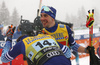 Joni Maeki of Finland and Ristomatti Hakola of Finland  celebrate their medals won in the men team sprint race of FIS Cross country skiing World Cup in Planica, Slovenia. Finals of men team sprint finals of FIS Cross country skiing World Cup in Planica, Slovenia were held on Sunday, 22nd of December 2019 in Planica, Slovenia.
