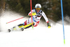 Wendy Holdener of Switzerland skiing during the first run of the women slalom Snow Queen trophy race of the Audi FIS Alpine skiing World cup in Zagreb, Croatia. Women Snow Queen Trophy slalom race of Audi FIS Alpine skiing World cup season 2019-2020, was held on Sljeme above Zagreb, Croatia, on Saturday, 4th of January 2020.
