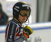 Laurence St-Germain of Canada reacts in finish of the second run of the women slalom Snow Queen trophy race of the Audi FIS Alpine skiing World cup in Zagreb, Croatia. Women Snow Queen Trophy slalom race of Audi FIS Alpine skiing World cup season 2019-2020, was held on Sljeme above Zagreb, Croatia, on Saturday, 4th of January 2020.
