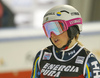 Magdalena Fjaellstroem of Sweden reacts in finish of the second run of the women slalom Snow Queen trophy race of the Audi FIS Alpine skiing World cup in Zagreb, Croatia. Women Snow Queen Trophy slalom race of Audi FIS Alpine skiing World cup season 2019-2020, was held on Sljeme above Zagreb, Croatia, on Saturday, 4th of January 2020.
