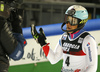 Wendy Holdener of Switzerland reacts in finish of the second run of the women slalom Snow Queen trophy race of the Audi FIS Alpine skiing World cup in Zagreb, Croatia. Women Snow Queen Trophy slalom race of Audi FIS Alpine skiing World cup season 2019-2020, was held on Sljeme above Zagreb, Croatia, on Saturday, 4th of January 2020.
