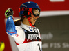 Winner Petra Vlhova of Slovakia reacts in finish of the second run of the women slalom Snow Queen trophy race of the Audi FIS Alpine skiing World cup in Zagreb, Croatia. Women Snow Queen Trophy slalom race of Audi FIS Alpine skiing World cup season 2019-2020, was held on Sljeme above Zagreb, Croatia, on Saturday, 4th of January 2020.
