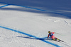 Max Franz of Austria skiing during first training run for men downhill race of the Audi FIS Alpine skiing World cup in Kitzbuehel, Austria. First training run for men downhill race of Audi FIS Alpine skiing World cup season 2019-2020, was held on Streif in Kitzbuehel, Austria, on Wednesday, 22nd of January 2020.
