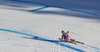Max Franz of Austria skiing during first training run for men downhill race of the Audi FIS Alpine skiing World cup in Kitzbuehel, Austria. First training run for men downhill race of Audi FIS Alpine skiing World cup season 2019-2020, was held on Streif in Kitzbuehel, Austria, on Wednesday, 22nd of January 2020.
