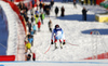 Gilles Roulin of Switzerland skiing during first training run for men downhill race of the Audi FIS Alpine skiing World cup in Kitzbuehel, Austria. First training run for men downhill race of Audi FIS Alpine skiing World cup season 2019-2020, was held on Streif in Kitzbuehel, Austria, on Wednesday, 22nd of January 2020.
