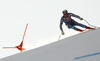 Alexander Koell of Sweden skiing during first training run for men downhill race of the Audi FIS Alpine skiing World cup in Kitzbuehel, Austria. First training run for men downhill race of Audi FIS Alpine skiing World cup season 2019-2020, was held on Streif in Kitzbuehel, Austria, on Wednesday, 22nd of January 2020.
