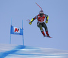 Travis Ganong of USA skiing during men super-g race of the Audi FIS Alpine skiing World cup in Kitzbuehel, Austria. Men super-g race of Audi FIS Alpine skiing World cup 2019-2020, was held on Streif in Kitzbuehel, Austria, on Friday, 24th of January 2020.
