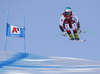 Vincent Kriechmayr of Austria skiing during men super-g race of the Audi FIS Alpine skiing World cup in Kitzbuehel, Austria. Men super-g race of Audi FIS Alpine skiing World cup 2019-2020, was held on Streif in Kitzbuehel, Austria, on Friday, 24th of January 2020.
