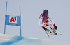 Beat Feuz of Switzerland skiing during men super-g race of the Audi FIS Alpine skiing World cup in Kitzbuehel, Austria. Men super-g race of Audi FIS Alpine skiing World cup 2019-2020, was held on Streif in Kitzbuehel, Austria, on Friday, 24th of January 2020.
